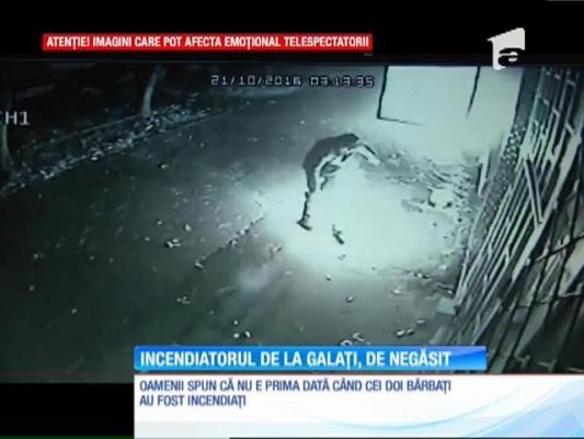 Bărbatul, care a incendiat doi oameni ai străzii, din Galaţi, este de negăsit