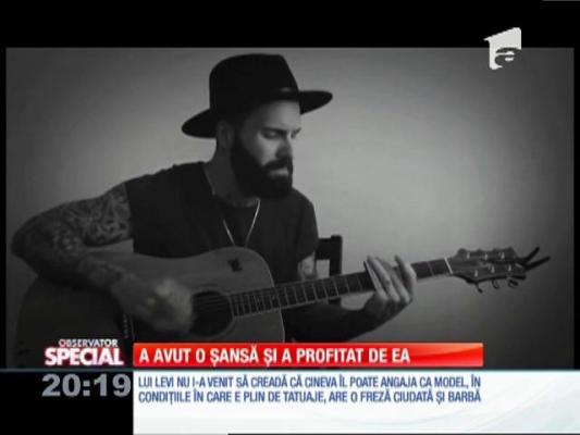 Special! Levi Stocke a vrut să devină cântăreţ, dar în final a ales cariera de model