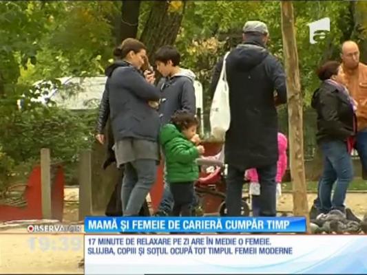 Femeia modernă se relaxează doar 17 minute pe zi!