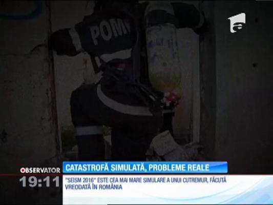 Catastrofa simulată a scos la iveală marile lipsuri din sistemul de intervenţie