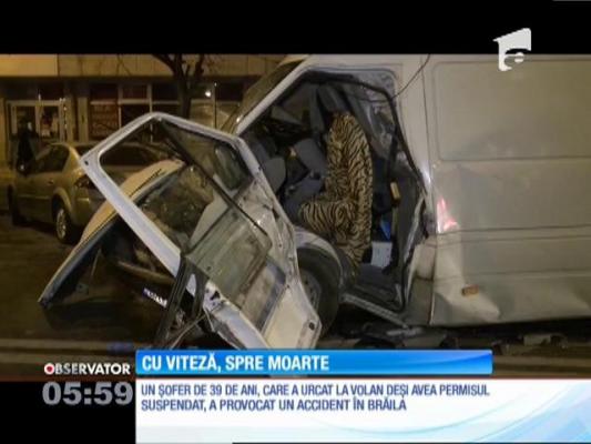 Deşi i-a fost suspendat permisul, nimic nu l-a oprit să urce la volan şi să accelereze spre moarte, pe un bărbat din Brăila