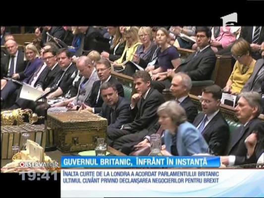 Justiţia britanică dă o lovitură grea guvernului condus de Theresa May