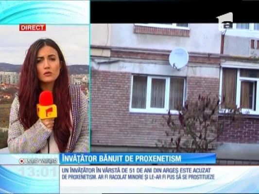 Învăţător de 51 de ani bănuit de proxenetism