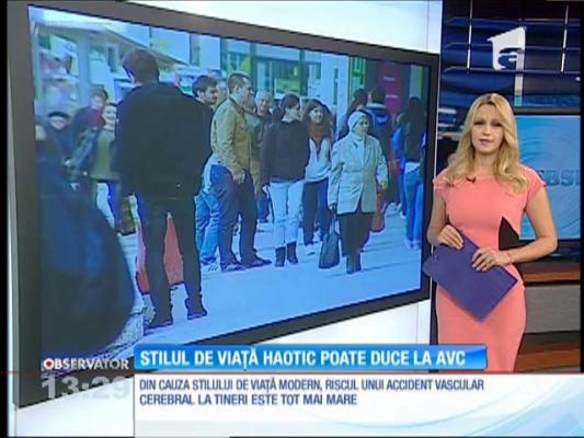 Stilul de viaţă modern pot spori riscul unui accident vascular cerebral
