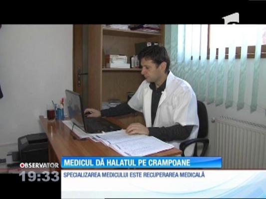 Medicul care dă halatul pe echipamentul de fotbalist