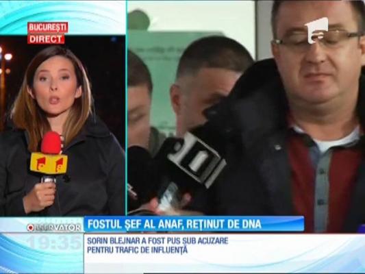 BREAKING NEWS: Fostul şef ANAF, Sorin Blejnar, a fost reținut de procurorii DNA. Ce acuzaţii i se aduc (VIDEO)