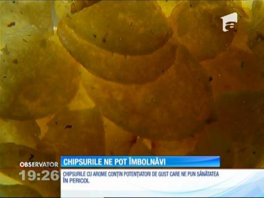 Chipsurile conțin grăsimi periculoase și foarte multă sare