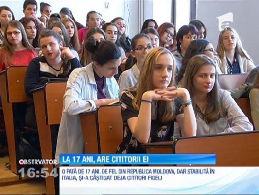 O fată de 17 ani, din Republica Moldova, și-a câștigat deja cititori fideli