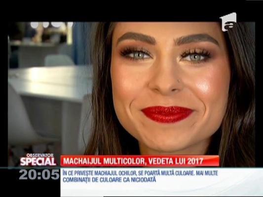 Special! Machiajul multicolor, vedeta lui 2017