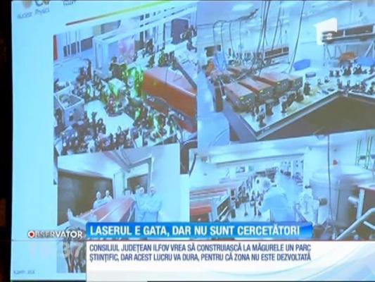 Laserul de la Măgurele, blocat de birocraţie