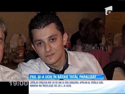 Fiu ucigaş şi fără scrupule: un tânăr din Argeş, care şi-a omorât în bătaie tatăl, a sunat la 112 şi a anunţat că l-a găsit mort