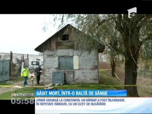 Bărbat găsit mort la marginea oraşului Constanţa. Ucigaşul l-a înjunghiat de mai multe ori