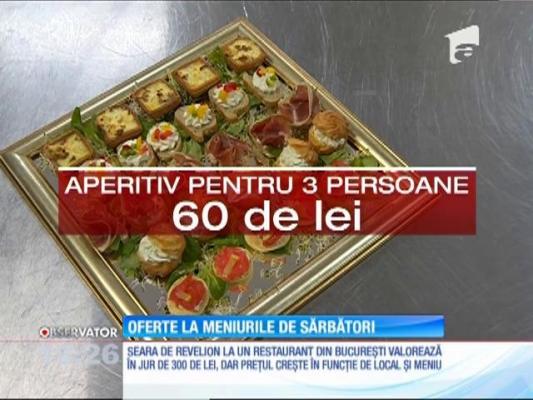 Oferte la meniurile de sărbătorile de iarnă