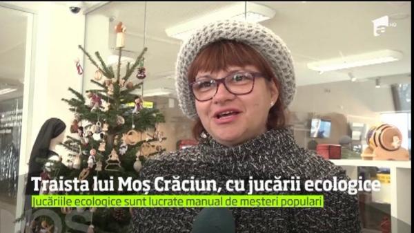 Traista lui Moş Crăciun, cu jucării ecologice