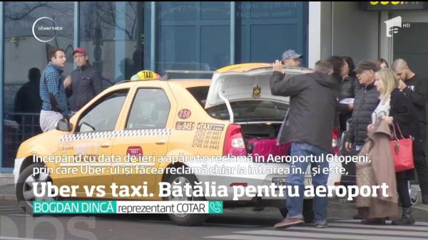Taximetriștii au organizat un protest spontan la Aeroportul Otopeni