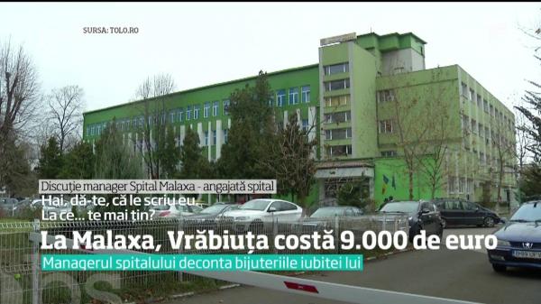 Managerul, care a instaurat teroarea în Spitalul Malaxa, deconta bijuteriile iubitei lui