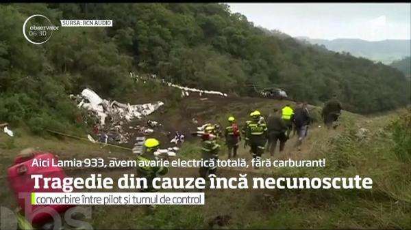 Avionul prăbuşit în Columbia ar fi rămas fără carburant