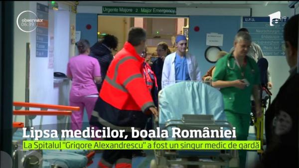 Criza medicilor din spitale se simte în zilele de sărbătoare