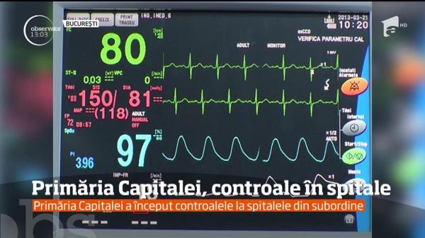 Primăria Capitalei, controale în spitale