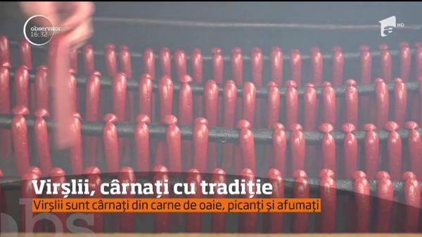 Delicatese din carne de oaie. Virşlii, cârnaţi cu tradiţie