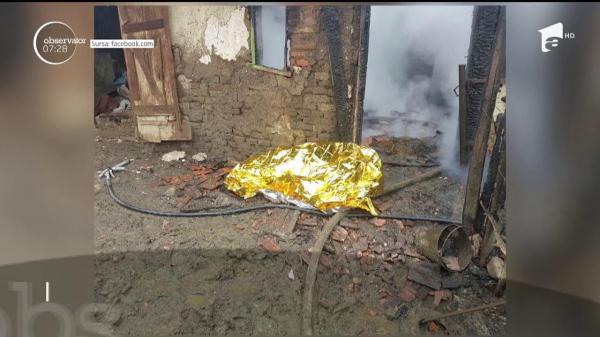 O bătrână de 70 de ani din județul Timiș a murit carbonizată