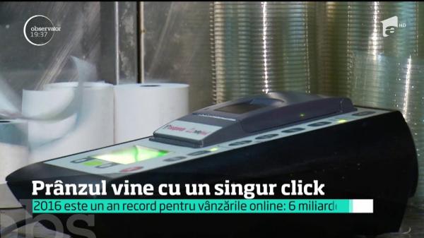 Prânzul vine cu un singur click