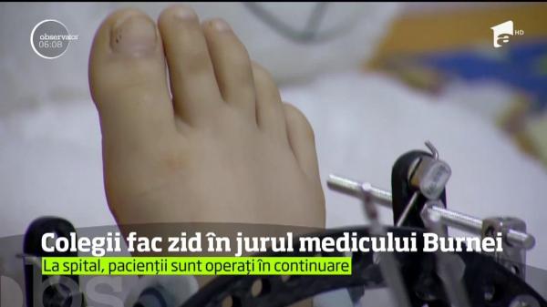 Colegii fac zid in jurul medicului Burnei