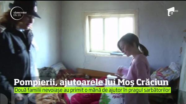 Pompierii botoşăneni au devenit, pentru o zi, ajutoarele lui Moş Crăciun!