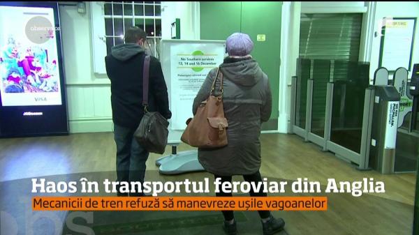 Haos în trasportul feroviar din Anglia! Mecanicii avertizează că vor înceta activitatea