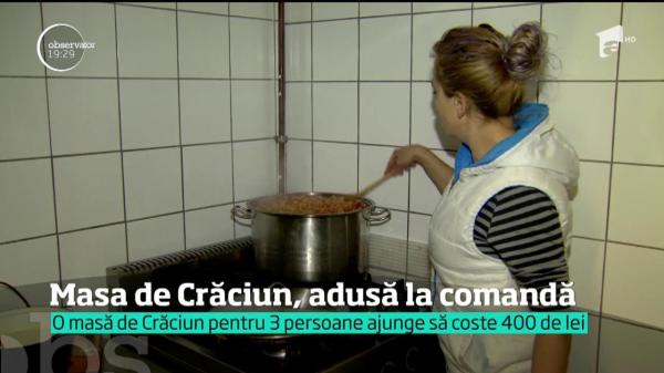 Masa de Crăciun, adusă la comandă