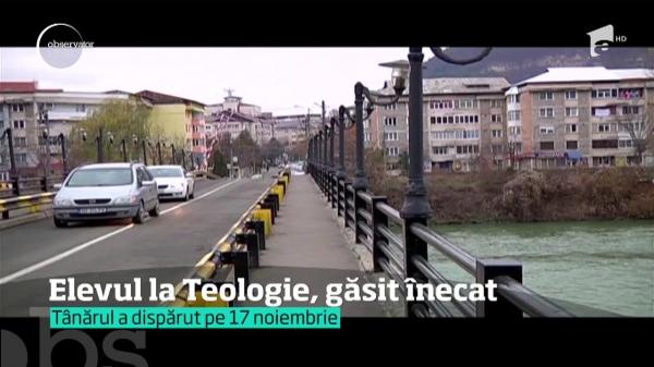 Elevul de la un liceu teologic, dispărut în urmă cu o lună, a fost găsit înecat