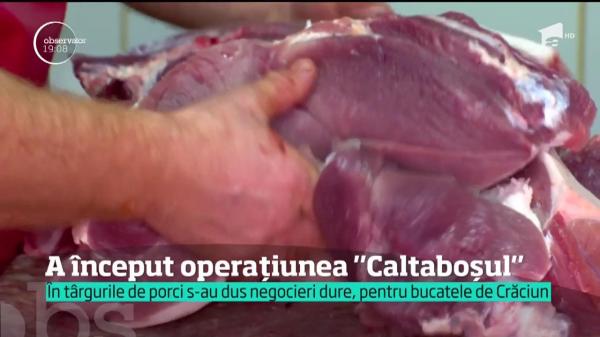 Românii au început operaţiunea "masa de sărbători". Carnea de porc este cea mai căutată