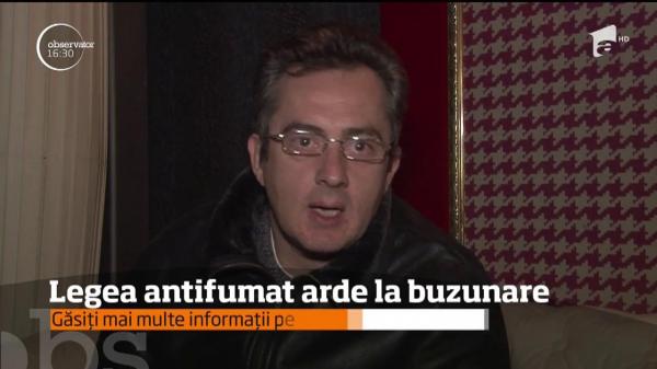 Un local este la un pas să fie închis de autorităţi, din cauza nerespectării legii antifumat