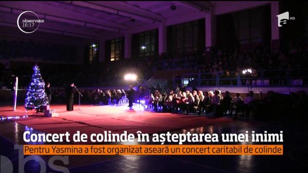 Concert pentru inimă. Pentru Yasmina, artişti din mai multe judeţe au urcat pe scenă