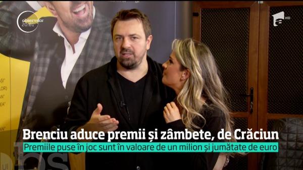 Horia Brenciu aduce premii și zâmbete! Îndrăgitul cântăreț va prezenta un nou show care va debuta la Antena 1, chiar în seara de Crăciun
