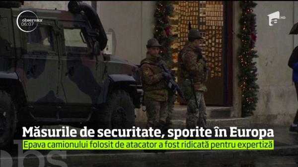 Măsurile de securitate au fost sporite în Europa! Autorul atacului de la Berlin este în libertate
