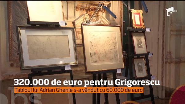 O lucrare semnată de Nicolae Grigorescu, a fost vândută la un preț record
