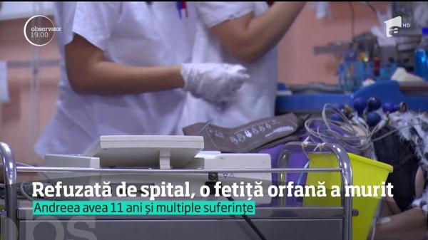 O fetiţă orfană a murit implorând ajutor! După ce a plecat din spital, copila a mai trăit câteva zeci de minute