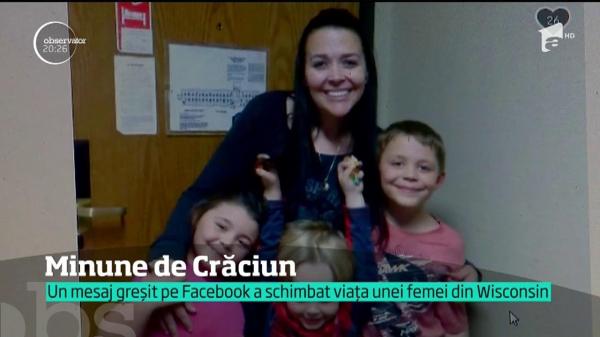 Un miracol de Crăciun. Totul a început cu un mesaj greșit pe Facebook