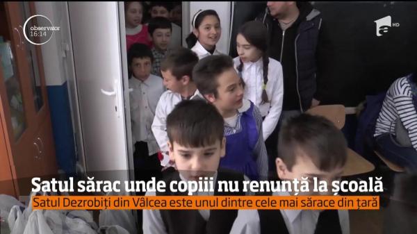 Satul Dezrobiți din Vâlcea este unul din cele mai sărace din țară