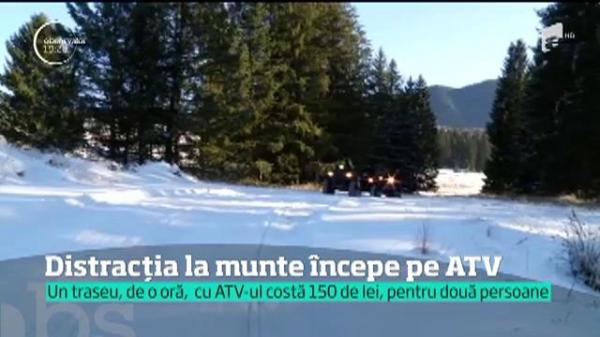 Distracția la munte începe pe ATV