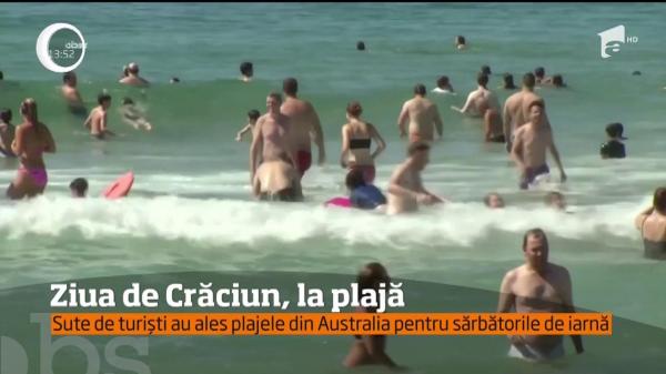 Sute de turiști au ales plajele din Australia pentru sărbătorile de iarnă
