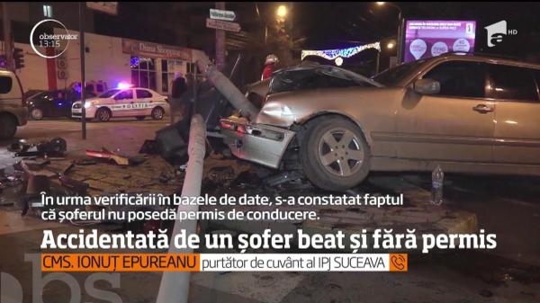 Un bărbat din Suceava a fost la un pas să provoace o tragedie, după ce s-a urcat beat la volan