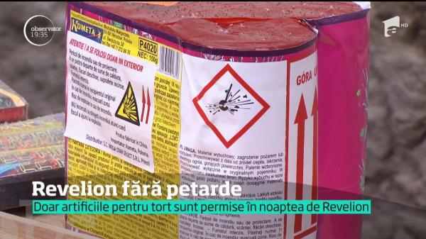 Revelion fără petarde. Comercializarea şi cumpărarea lor este strict interzisă!