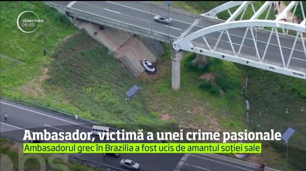 Ambasadorul Greciei în Brazilia a fost asasinat de amantul soţiei sale, un poliţist militar