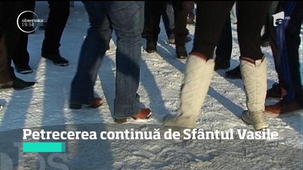 Petrecerea de Revelion continuă de Sfântul Vasile
