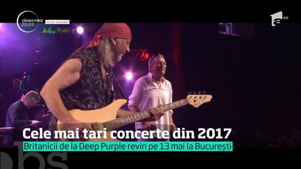 Cele mai tari concerte din 2017 organizate în România