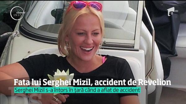 Fiica lui Serghei Mizil a avut un grav accident de circulaţie. S-a răsturnat cu maşina şi a fost operată de urgenţă (VIDEO)