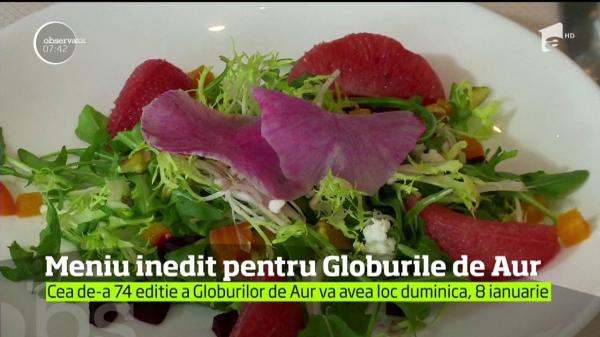 Meniu inedit la gala Globurilor de Aur 2017!