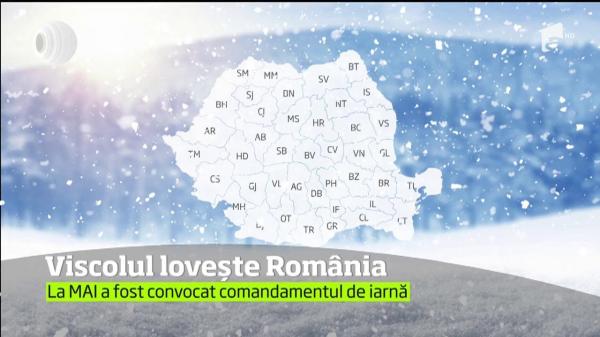 Prima noapte de iarnă adevărată! Autorităţile sunt pregătite chiar şi de cod roşu